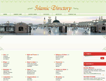 Tablet Screenshot of islamic-directory.com